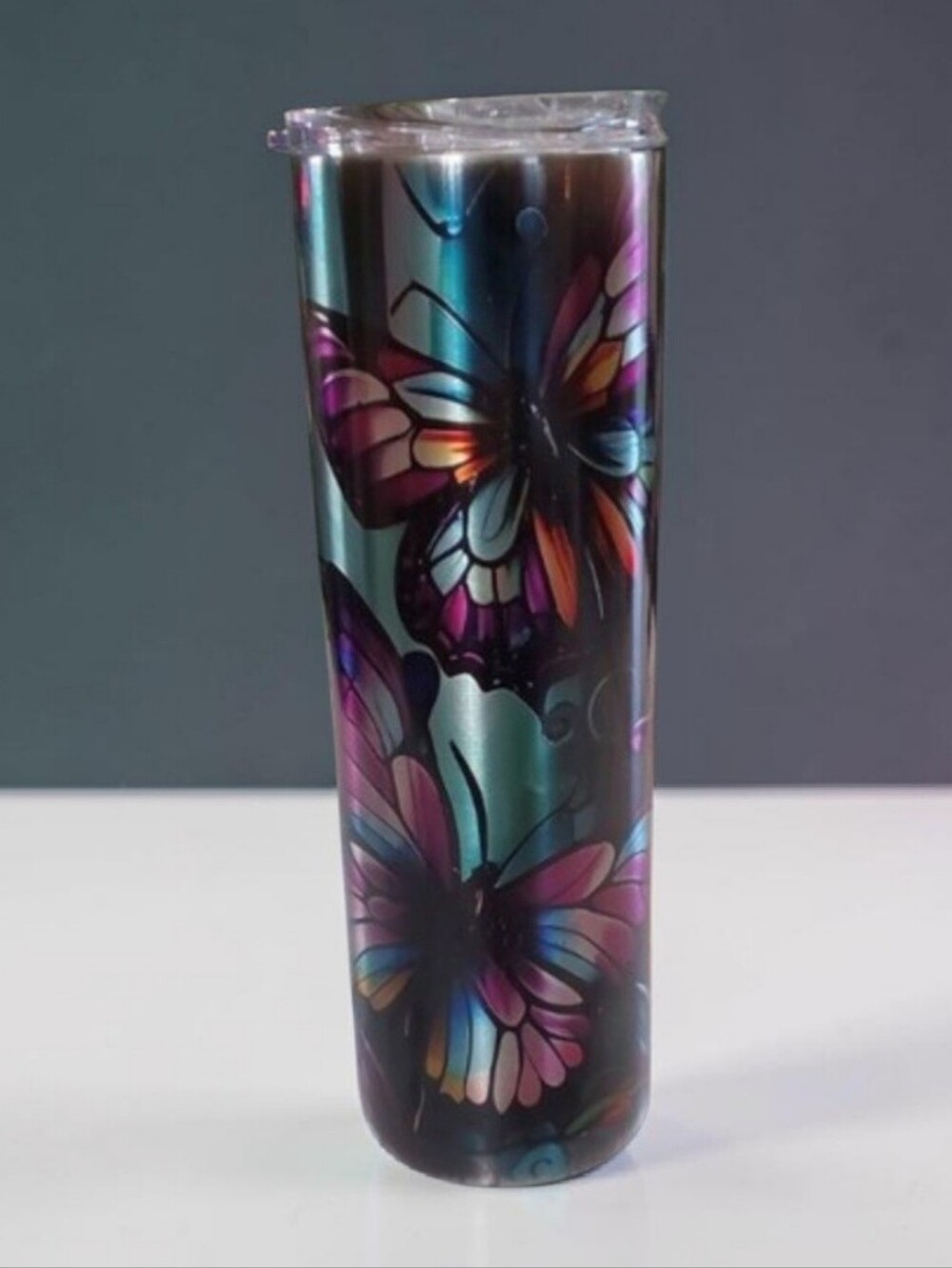 Metallic Butterflies 30oz Tumbler 🎉sale